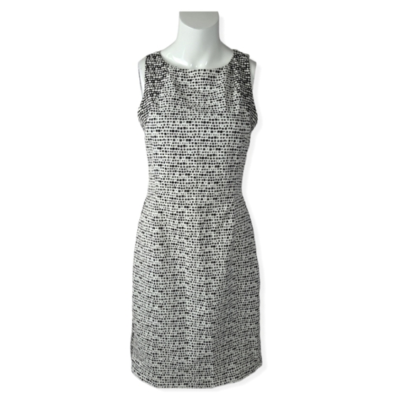 BANANA Republic Black White Sheath Dress - Picture 1 of 13